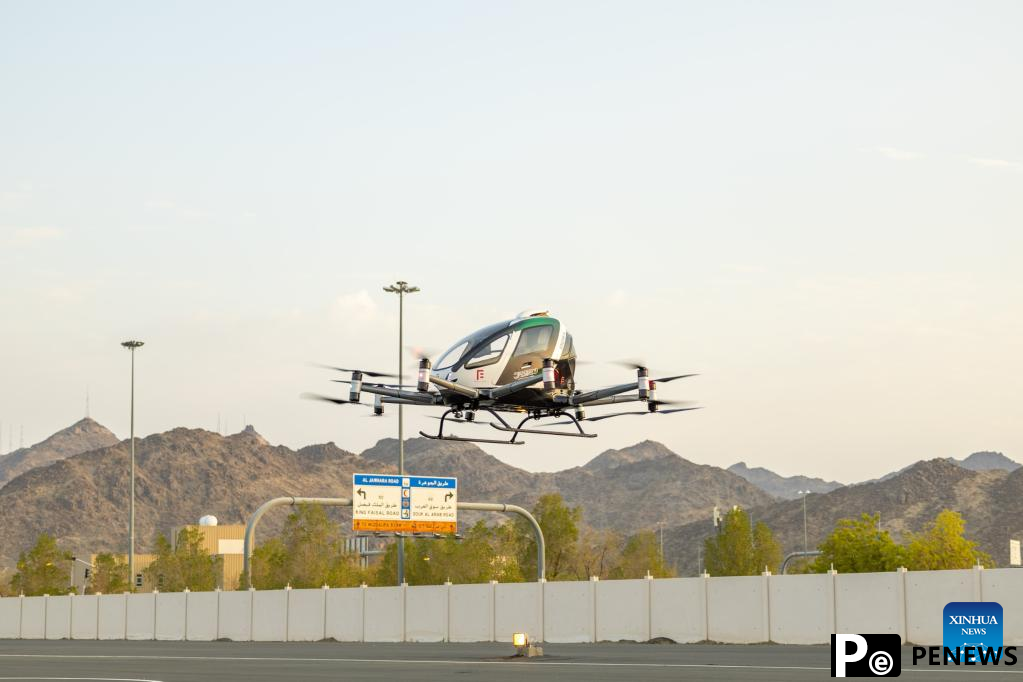 Saudi, Chinese firms conduct air taxi trial
