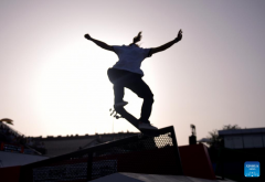In pics: women's street preliminaries of skateboarding at Olympic Qualifier Series Budapest