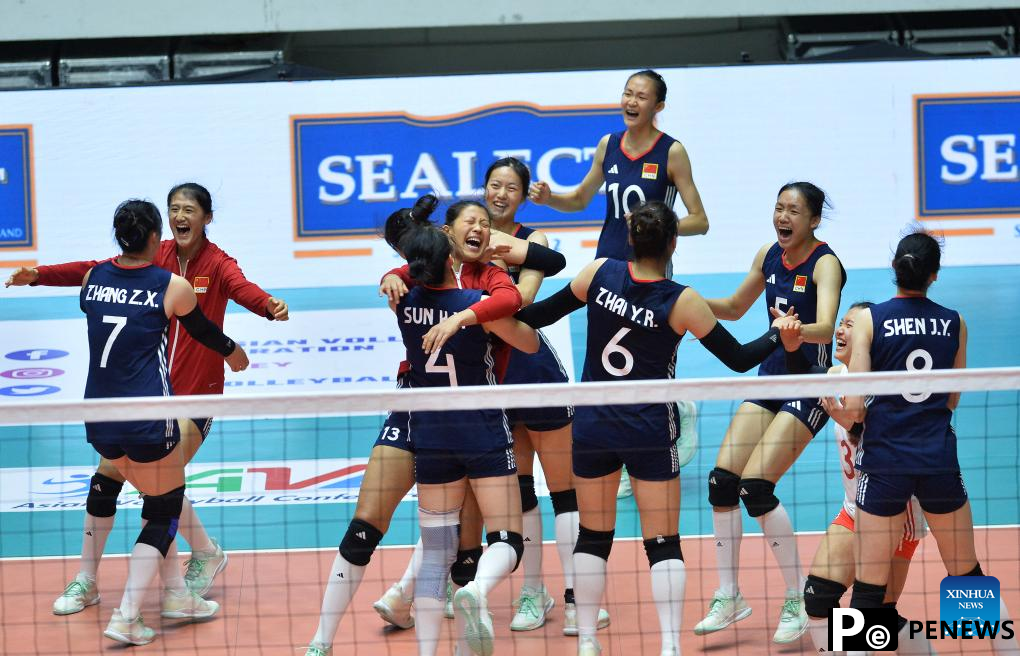 China sweeps Japan to win Asian Women