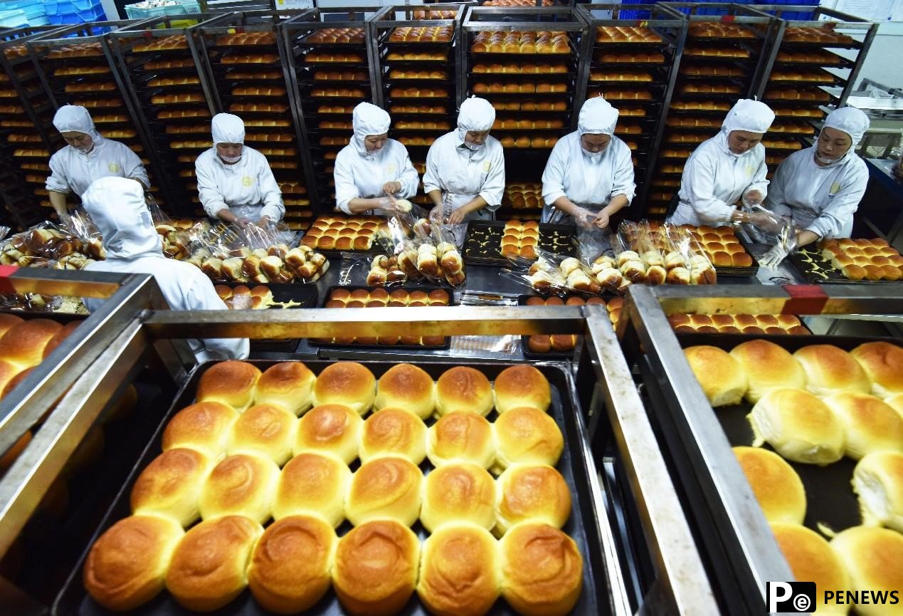 Small county in E China develops billion-yuan bakery industry