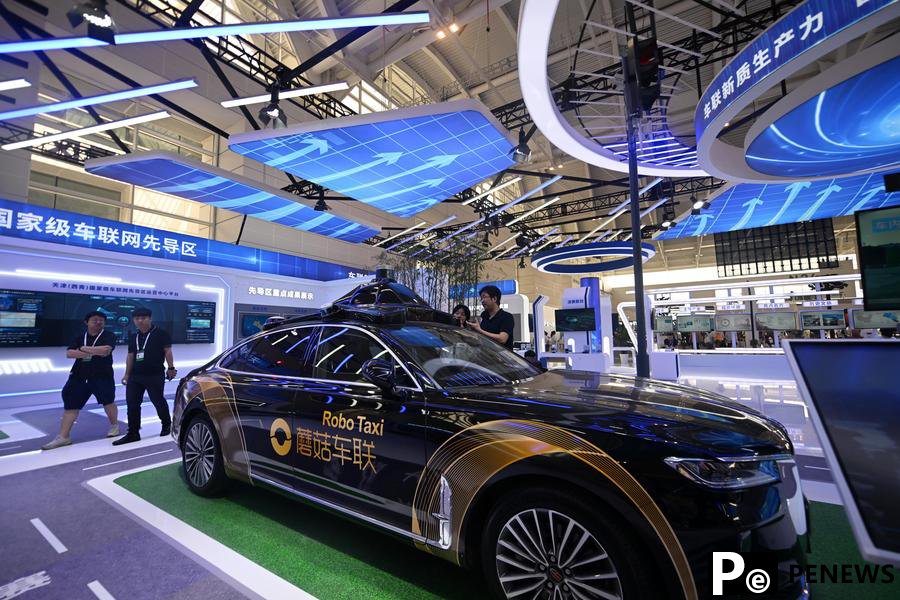 Intelligent connected NEVs showcased in 2024 World Intelligence Expo