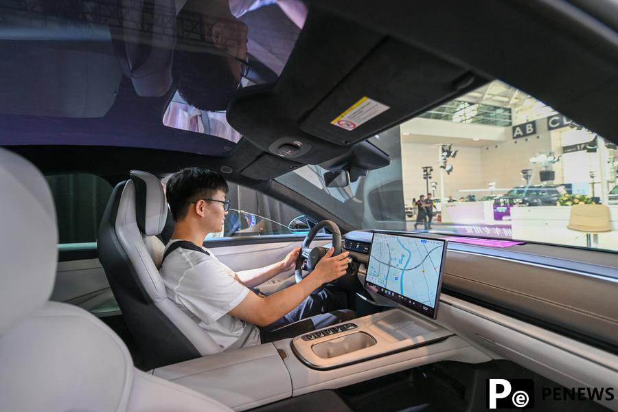 Intelligent connected NEVs showcased in 2024 World Intelligence Expo