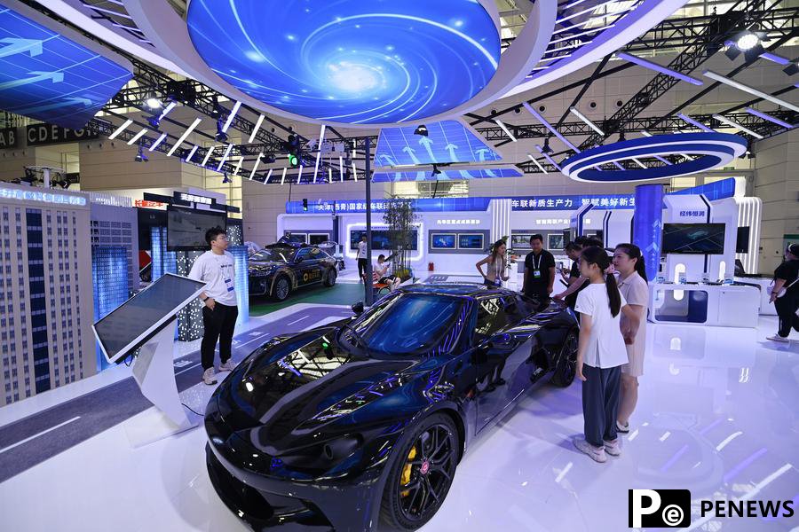 Intelligent connected NEVs showcased in 2024 World Intelligence Expo