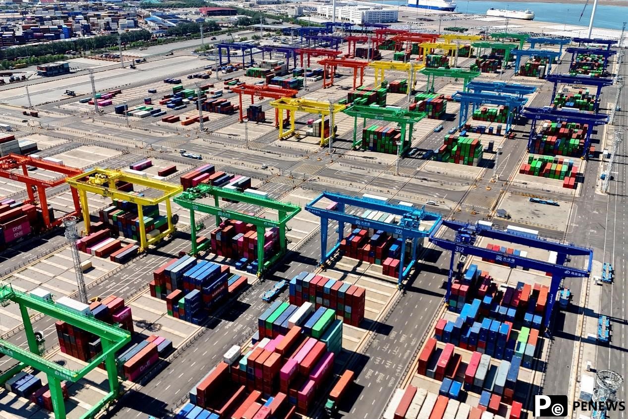 A busy day at North China