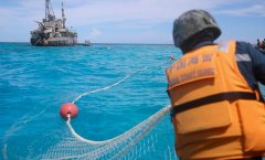 InPics: China Coast Guard retrieve illegally obtained fishing nets by Filipinos in China's Ren'ai Jiao