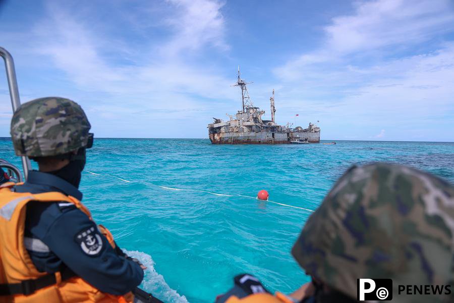 InPics: China Coast Guard retrieve illegally obtained fishing nets by Filipinos in China