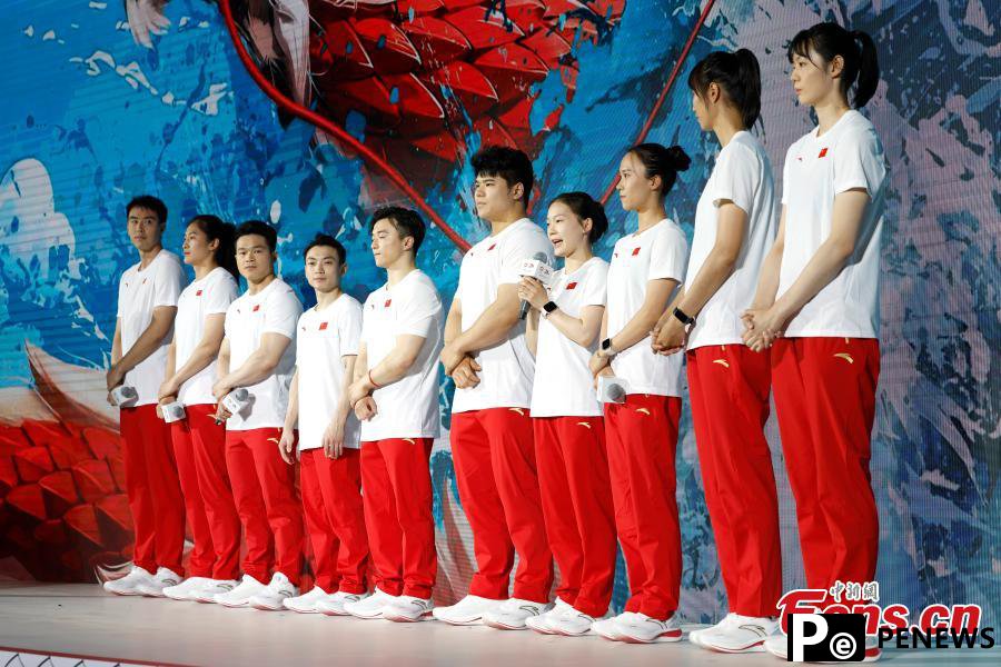 China Team unveils medal ceremony uniform for Paris Olympics