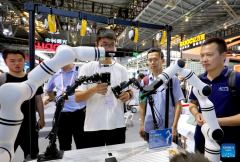AI-powered robots showcased during 2024 World AI Conference in Shanghai