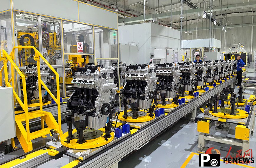 A glimpse into smart factory where a hybrid engine is completed in just 53 seconds