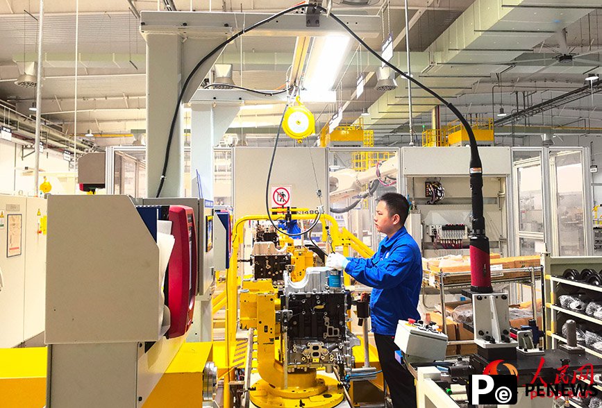A glimpse into smart factory where a hybrid engine is completed in just 53 seconds