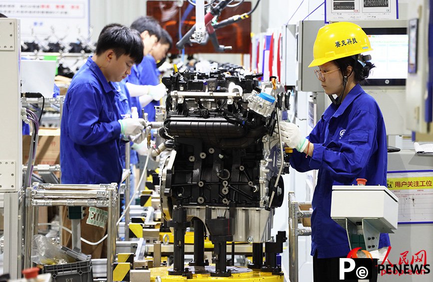 A glimpse into smart factory where a hybrid engine is completed in just 53 seconds