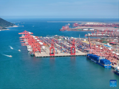 A glimpse of China-Kazakhstan (Lianyungang) Logistics Cooperation Base