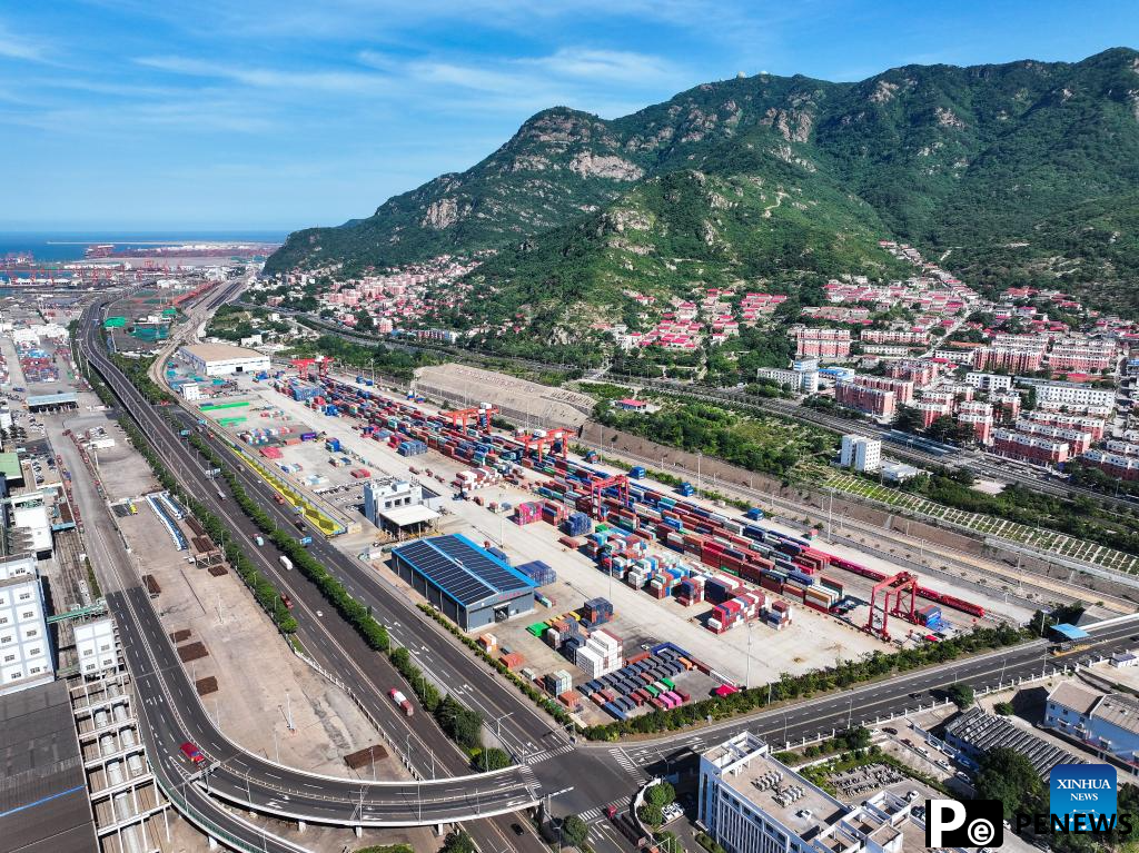 A glimpse of China-Kazakhstan (Lianyungang) Logistics Cooperation Base