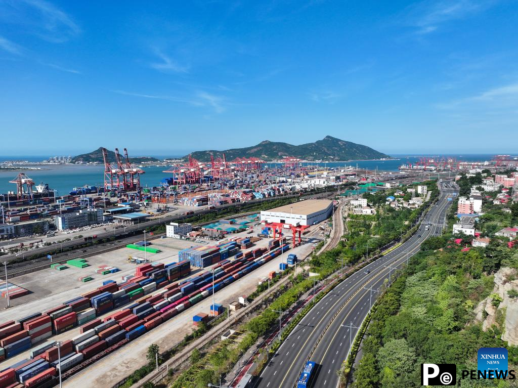 A glimpse of China-Kazakhstan (Lianyungang) Logistics Cooperation Base