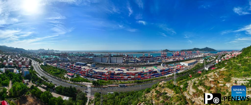 A glimpse of China-Kazakhstan (Lianyungang) Logistics Cooperation Base