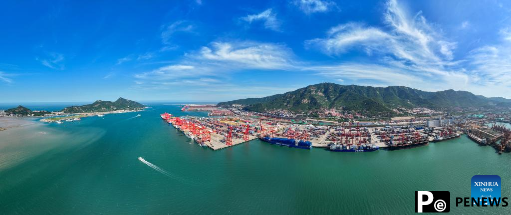 A glimpse of China-Kazakhstan (Lianyungang) Logistics Cooperation Base