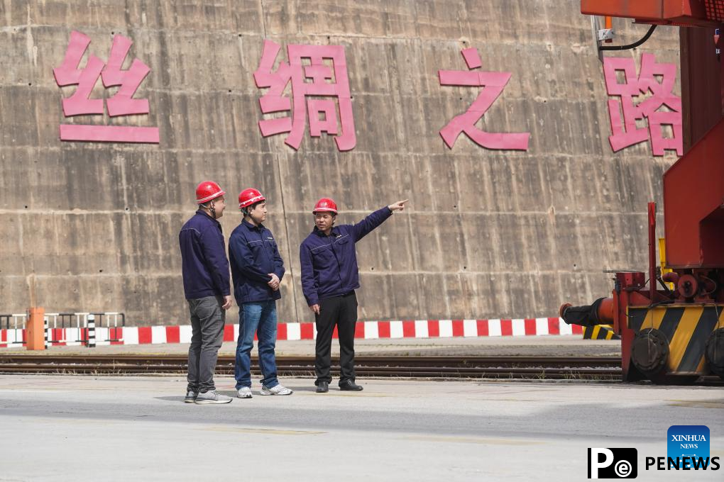 A glimpse of China-Kazakhstan (Lianyungang) Logistics Cooperation Base