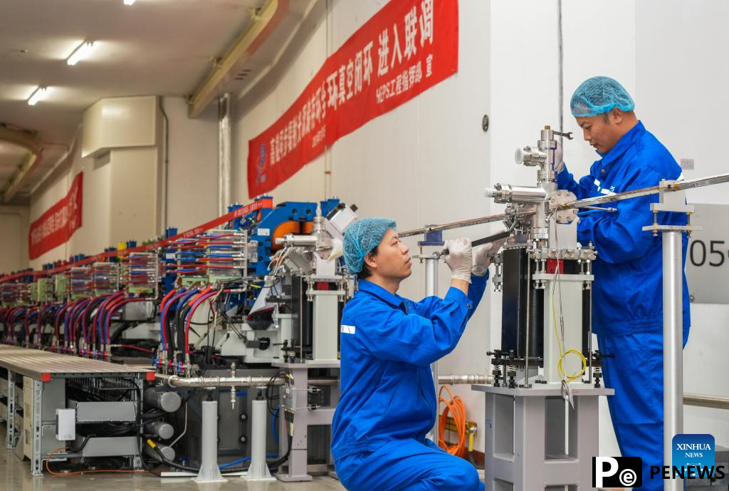 High Energy Photon Source enters joint test stage after completion of vacuum circuit of its storage ring