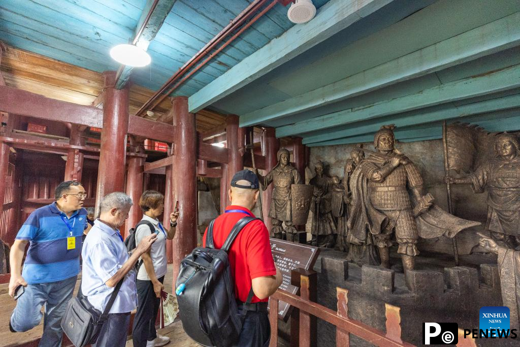 Scenery of Shibaozhai in Chongqing, SW China