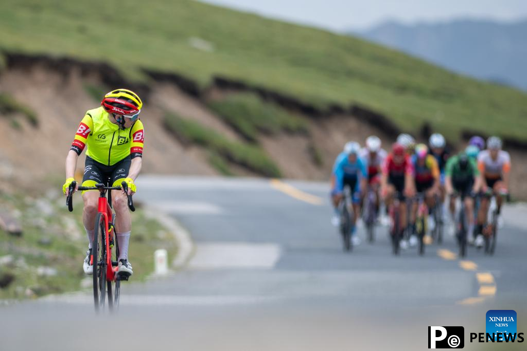In pics: stage 4 of 23rd Tour of Qinghai Lake cycling race
