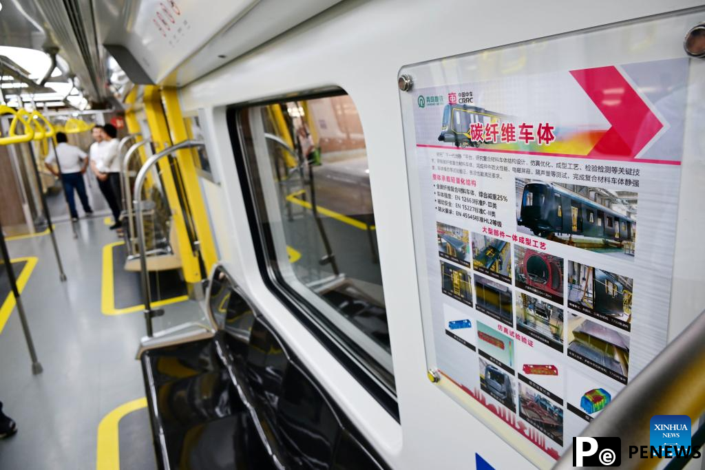 Carbon fiber subway car launched in China