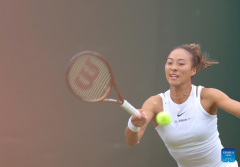 China's eighth seed Zheng ousted from Wimbledon first round