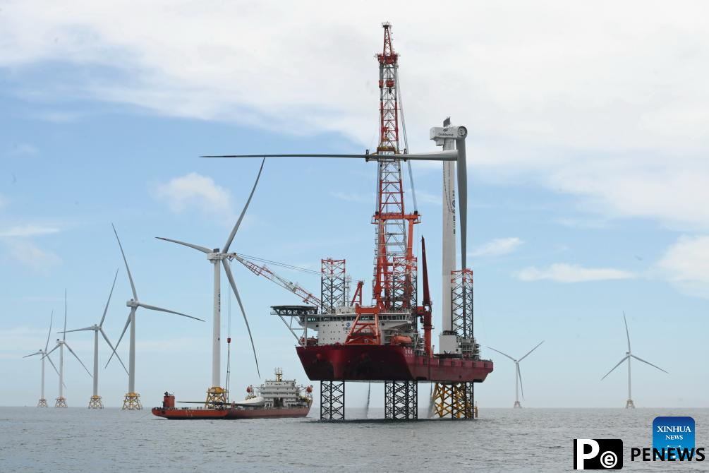 Phase II project of Zhangpu wind farm connected to grid for power generation