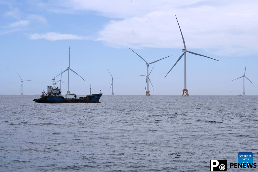 Phase II project of Zhangpu wind farm connected to grid for power generation