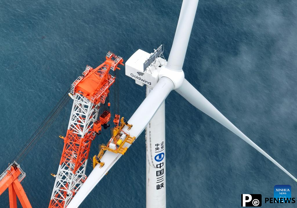 Phase II project of Zhangpu wind farm connected to grid for power generation
