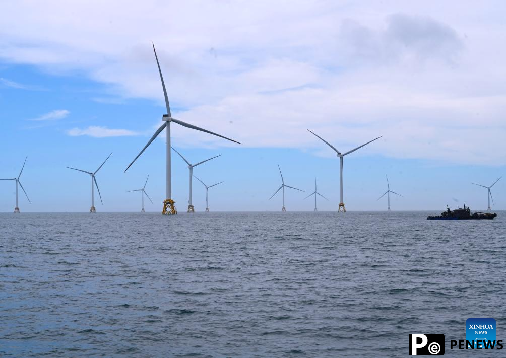 Phase II project of Zhangpu wind farm connected to grid for power generation