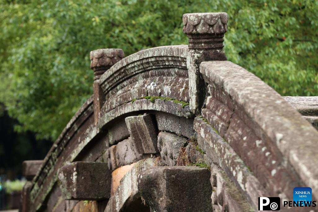 Ancient stone bridges under well protection in east China