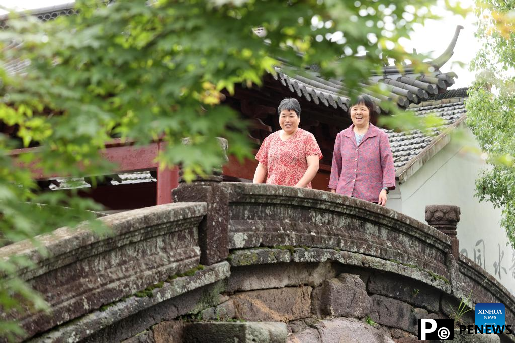 Ancient stone bridges under well protection in east China