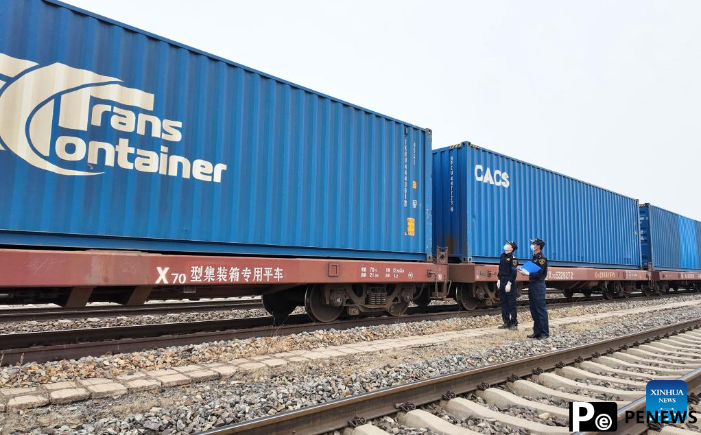 Europe freight train trips in 1st half of 2024