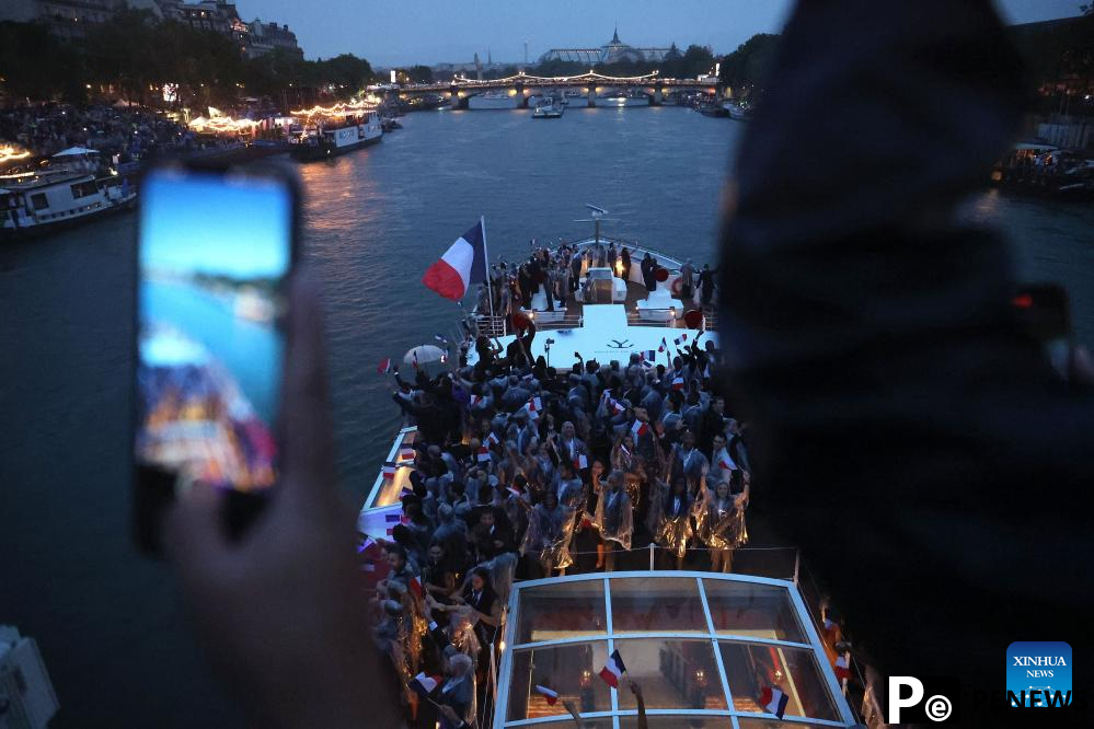 Paris Olympics opens with historic ceremony on River Seine