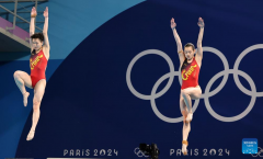 Chinese divers Chen Yiwen and Chang Yani win women's synchro 3m springboard
