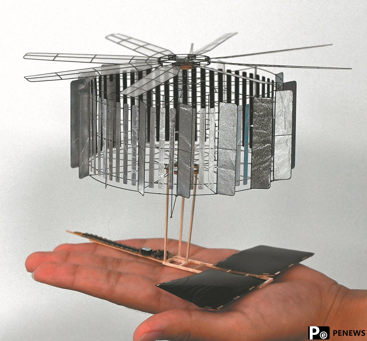 sized drone uses solar power, smashes records