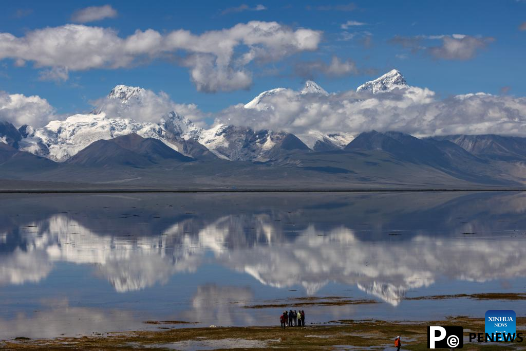 Scenery of Mount Chomolhari in China