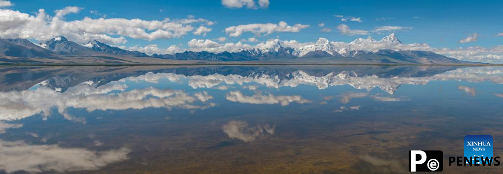 Scenery of Mount Chomolhari in China