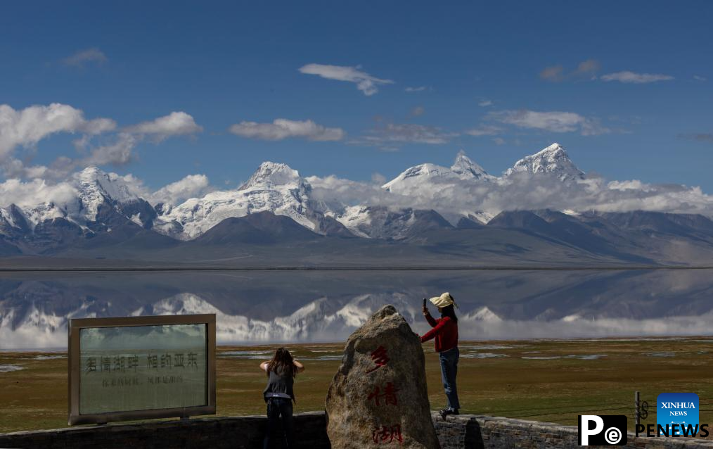 Scenery of Mount Chomolhari in China