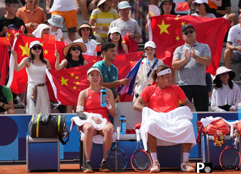 Day 6: Chinese tennis players create history, Biles gifts U.S. 2nd gymnastics gold