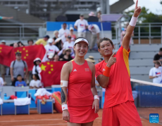China power into tennis mixed doubles final for 1st time in history
