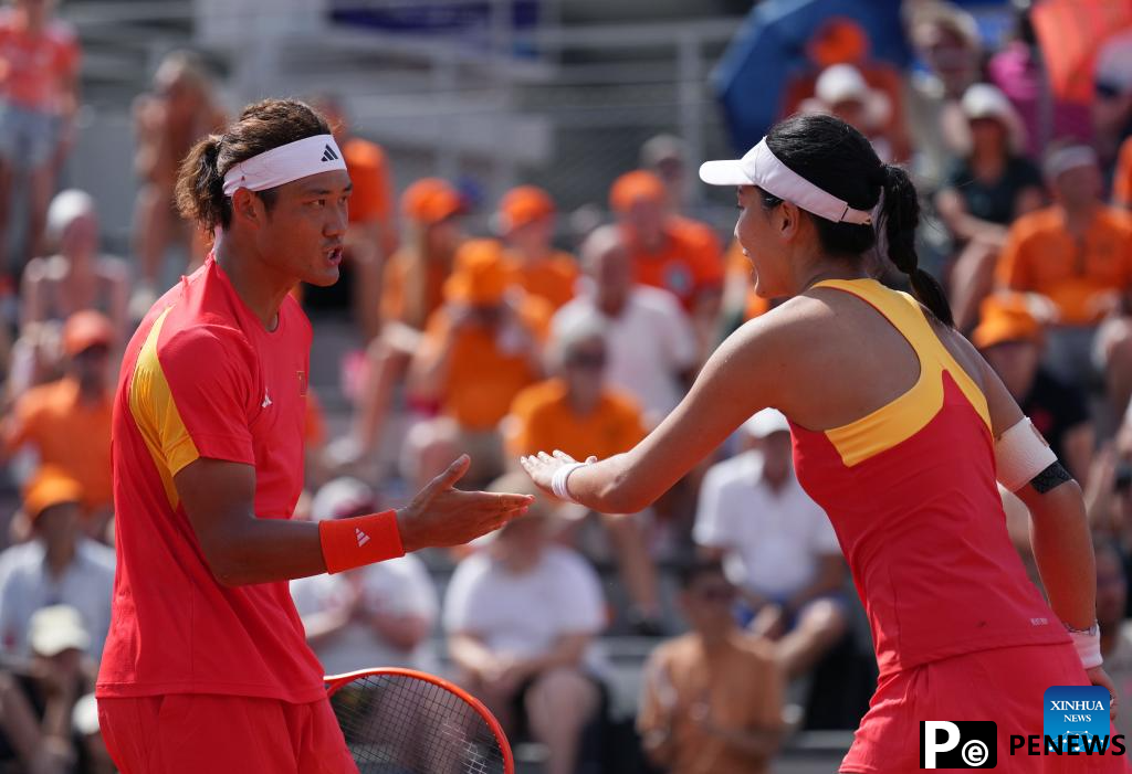 China power into tennis mixed doubles final for 1st time in history