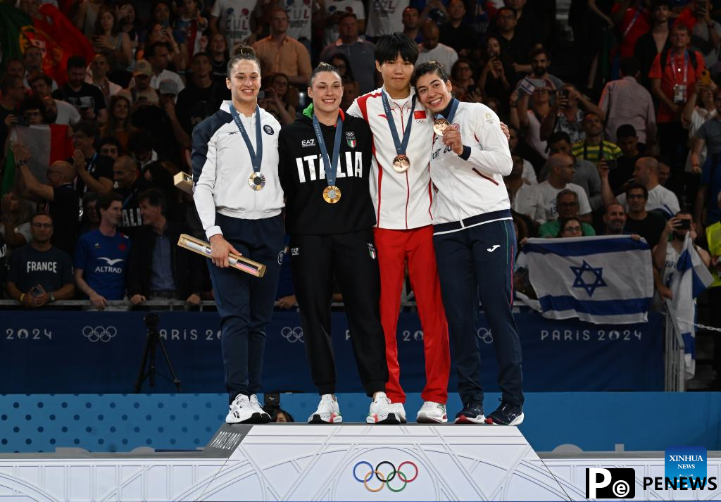 Chinese judoka Ma takes bronze in women
