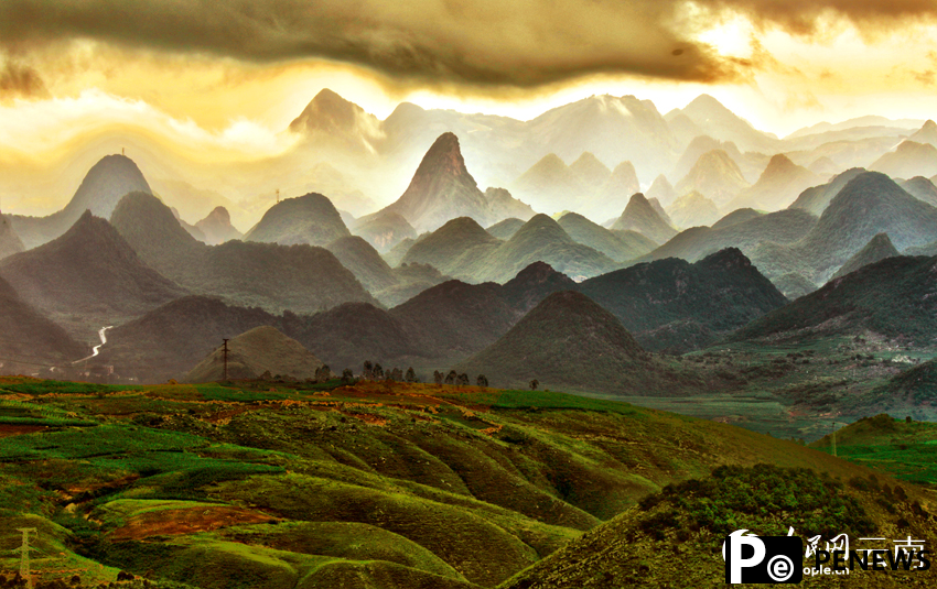 In pics: Dreamy scene unfolds in Puzhehei, SW China