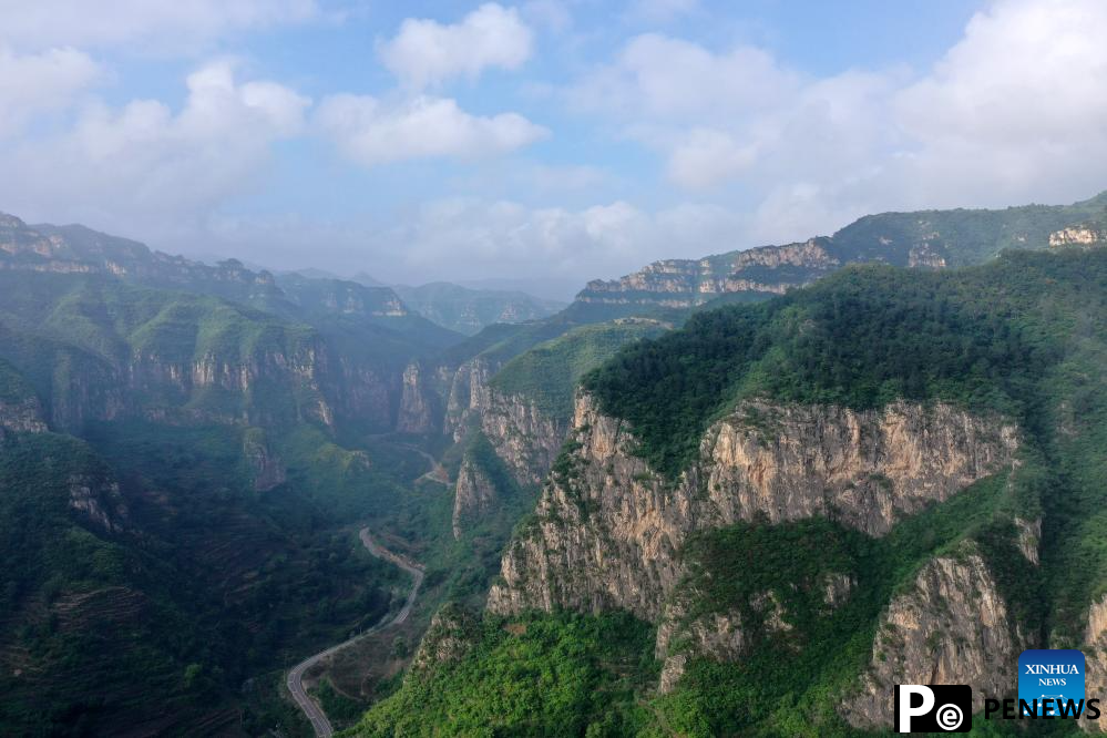 Scenery of Taihang Mountain in China