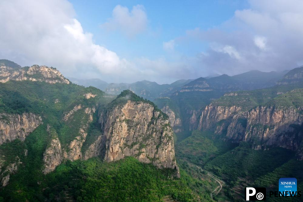 Scenery of Taihang Mountain in China