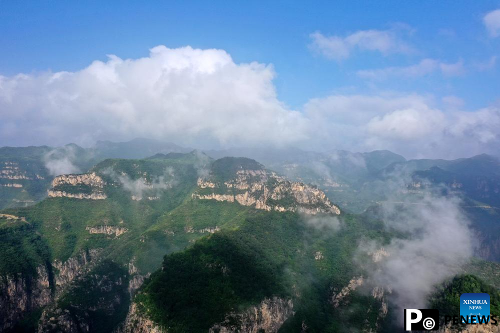 Scenery of Taihang Mountain in China