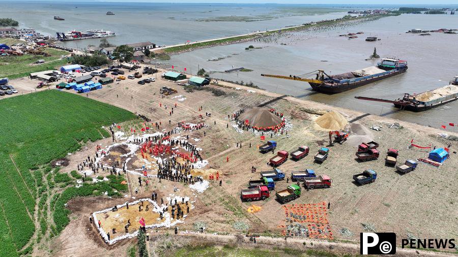 Satellites deployed for relief efforts after dike breach in central China