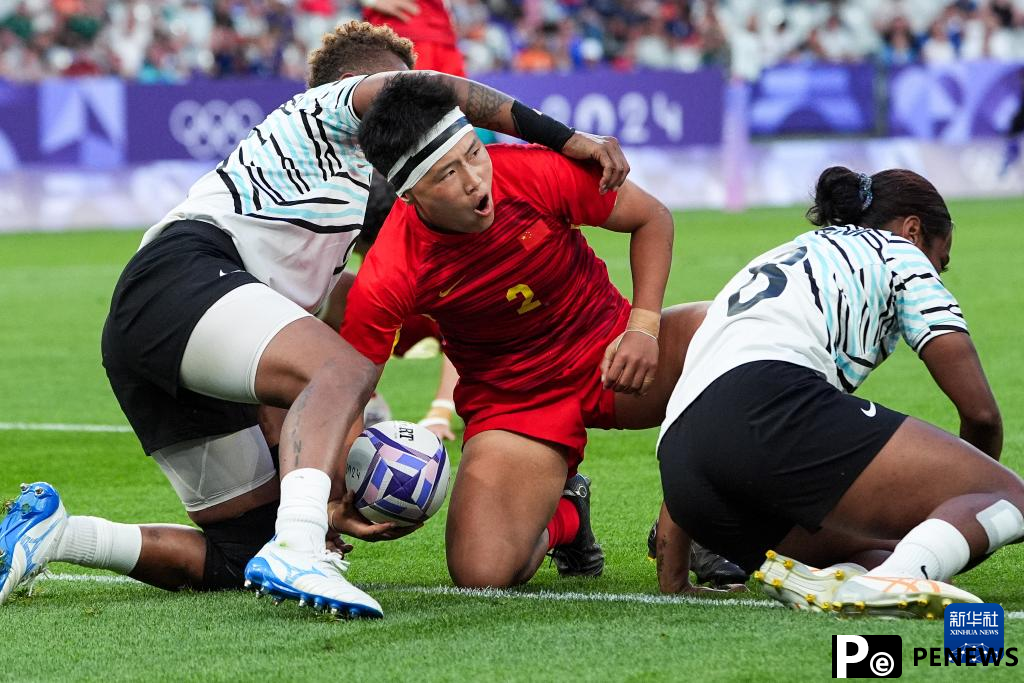 China shock Fiji on Olympic rugby debut