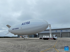 China's AS700 manned airship completes low